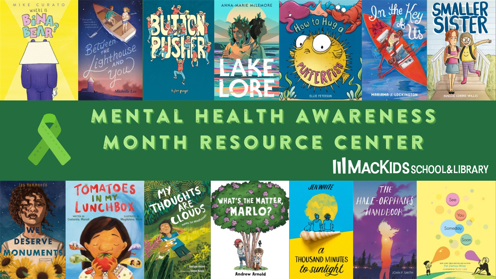 Books for Mental Health Awareness Month – MacKids School & Library