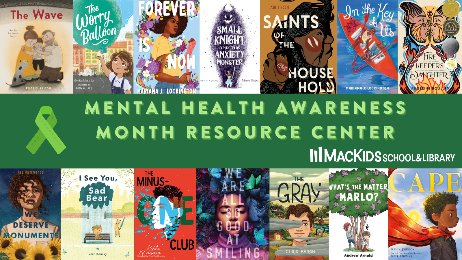 Books For Mental Health Awareness Month – Mackids School & Library